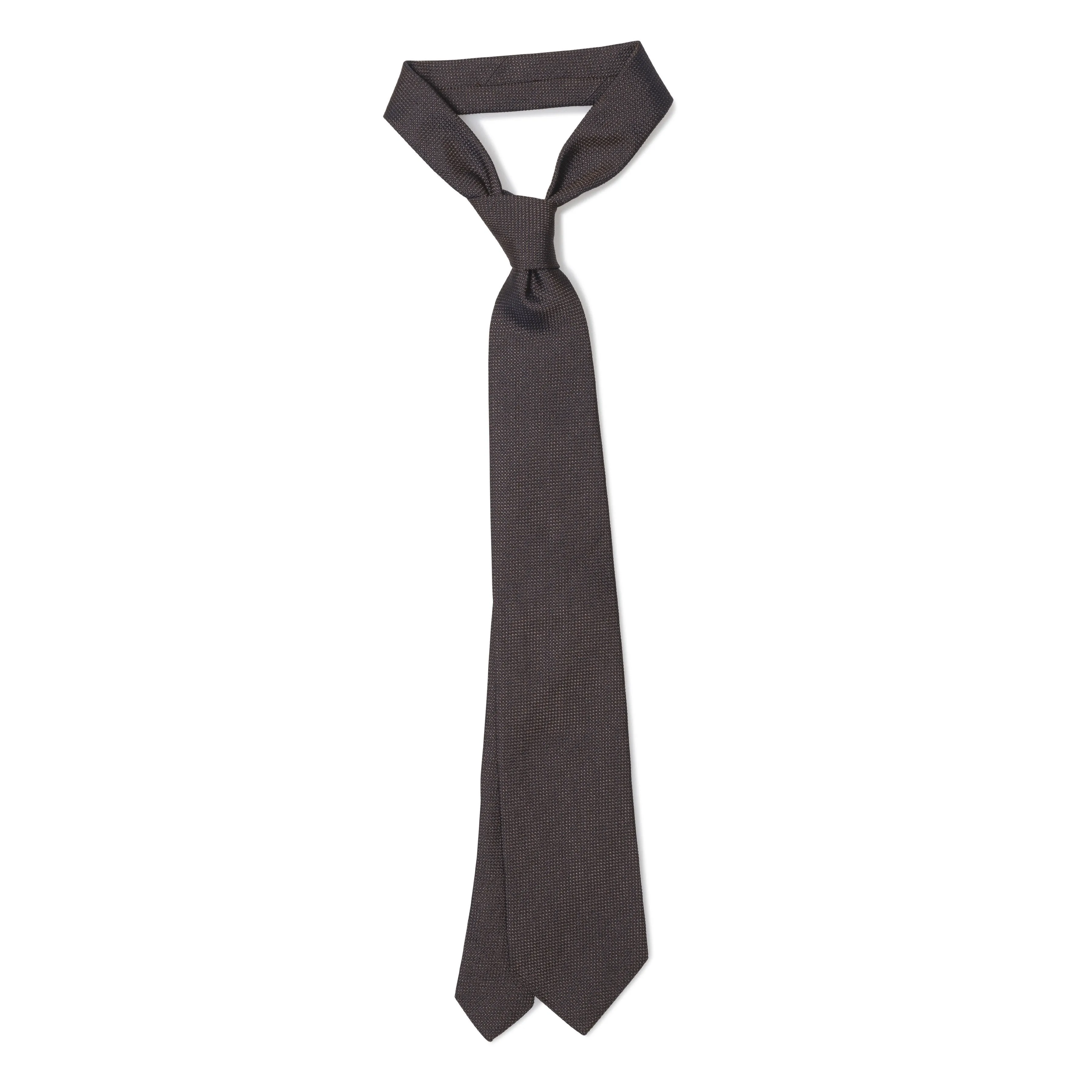 Silk Jacquard Tipped Tie