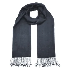 Silk/Wool Stole - Grey