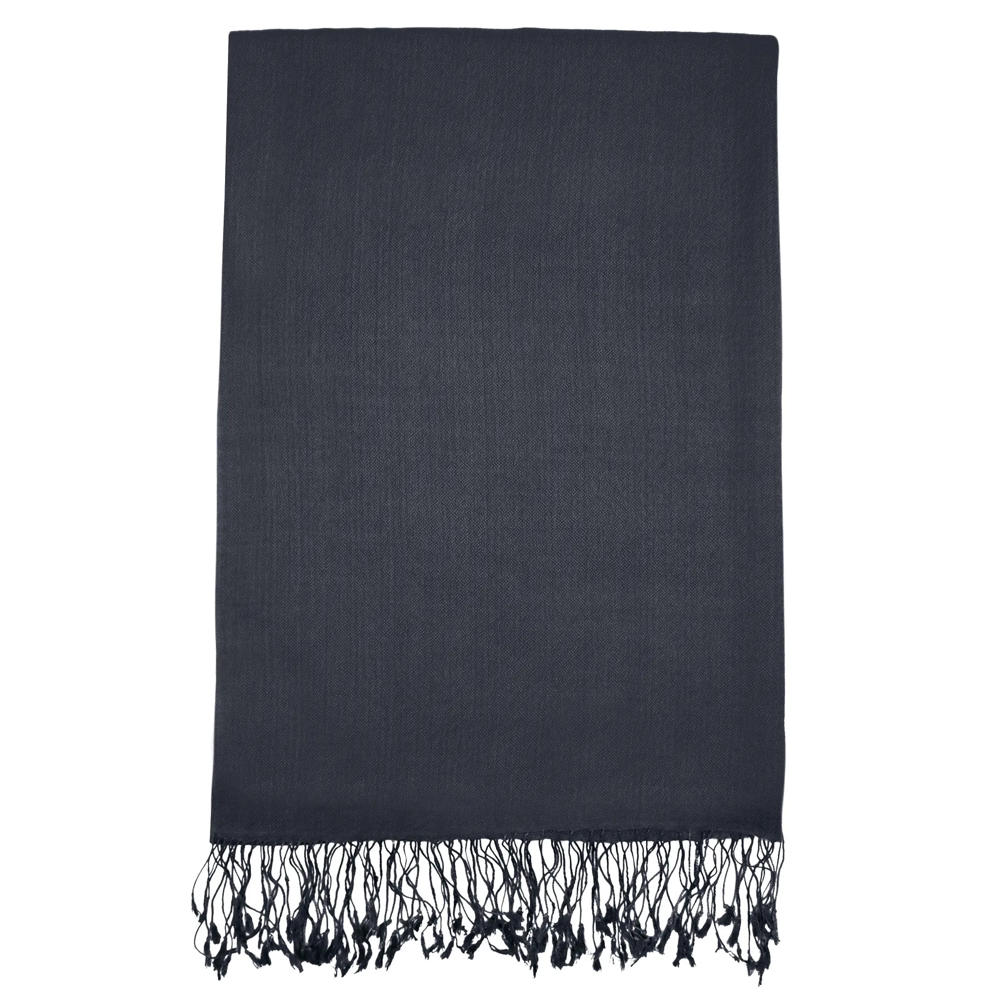 Silk/Wool Stole - Grey