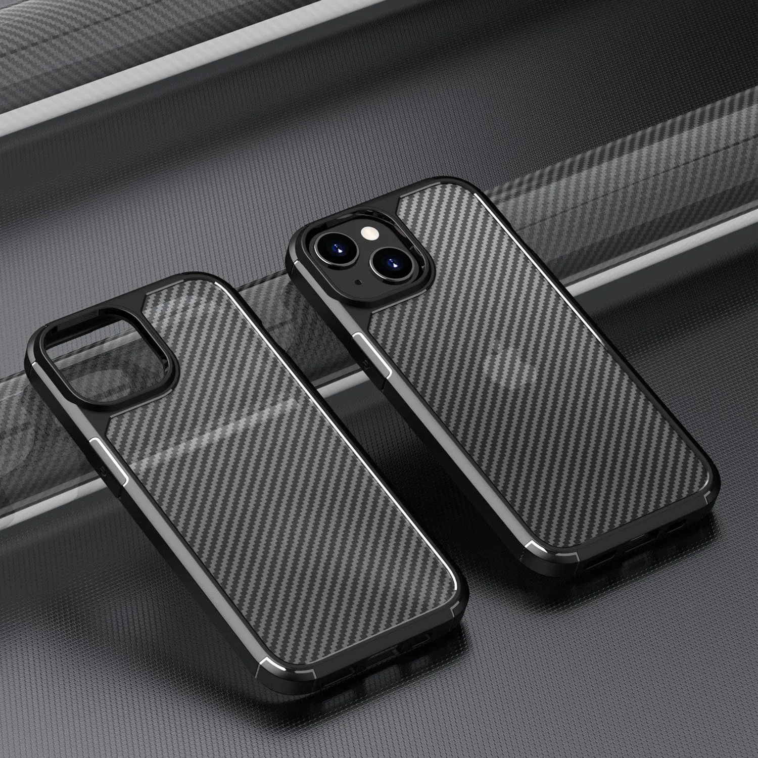 Venture Series Carbon-Fiber Style Case  - iPhone 15