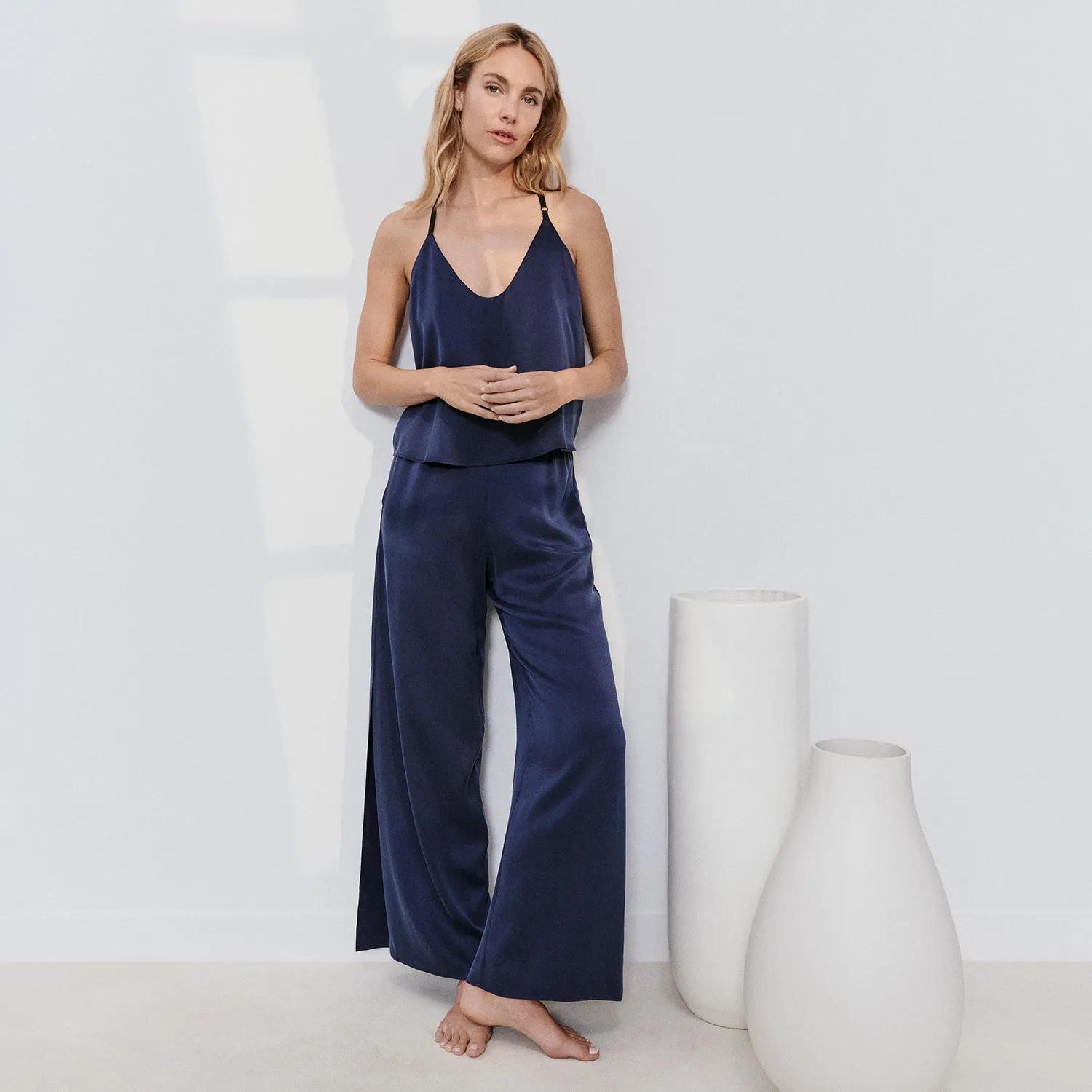 Washable Silk Cami Pant Set